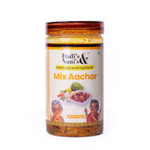 Premium Mix Veg Pickle | Mixed Vegetable Achar in Cold Pressed Oil | Traditional Homemade Style Pickle | No Preservatives No Artificial Colour | 400 g