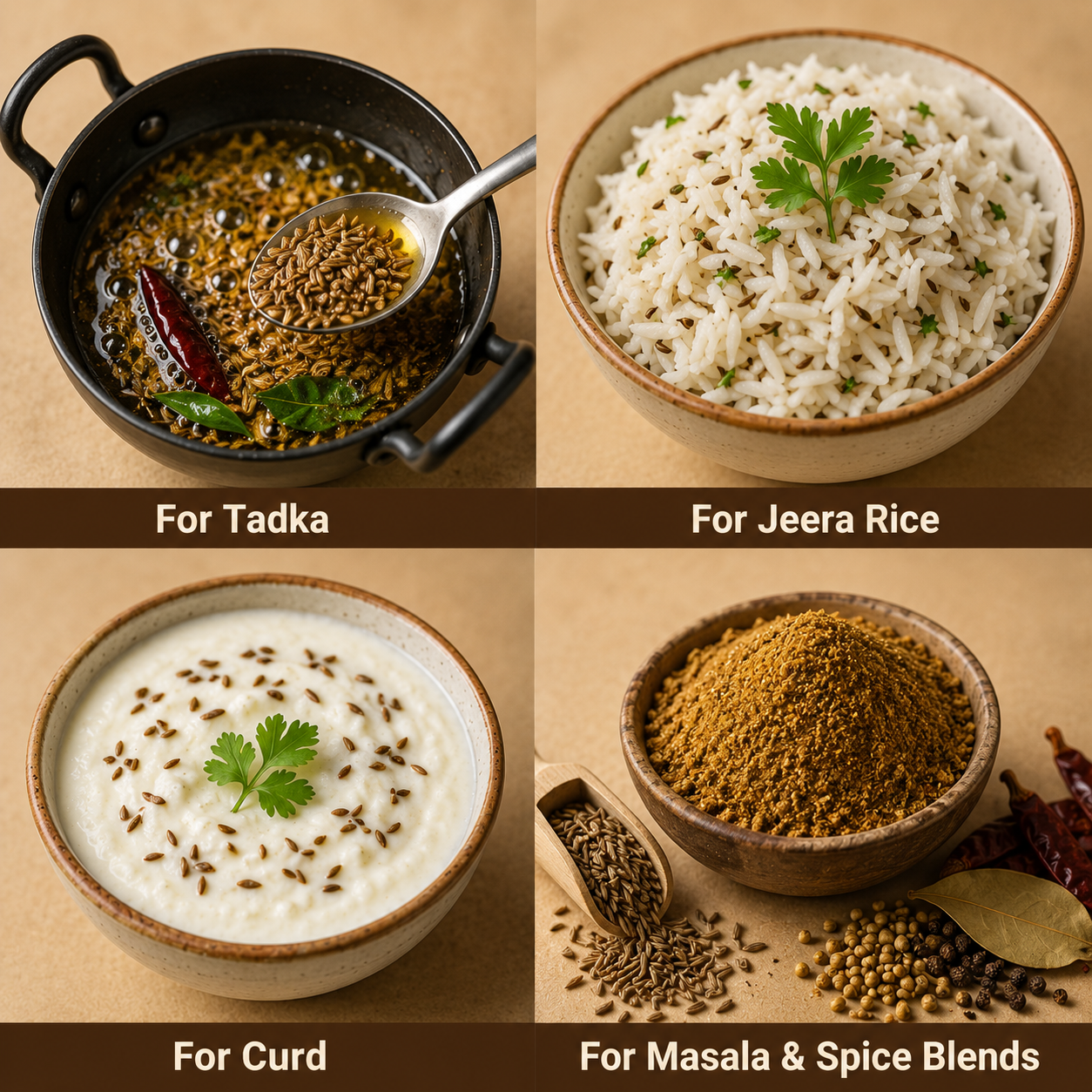 Premium Jeera | Whole Cumin Seeds for Tempering and Everyday Cooking | Traditional Indian Spice | No Added Colour | 500 g