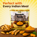 Premium Haldi Powder | Turmeric Powder Made from Selected Turmeric Roots | Traditional Indian Spice for Everyday Cooking | No Added Colour | 500 g