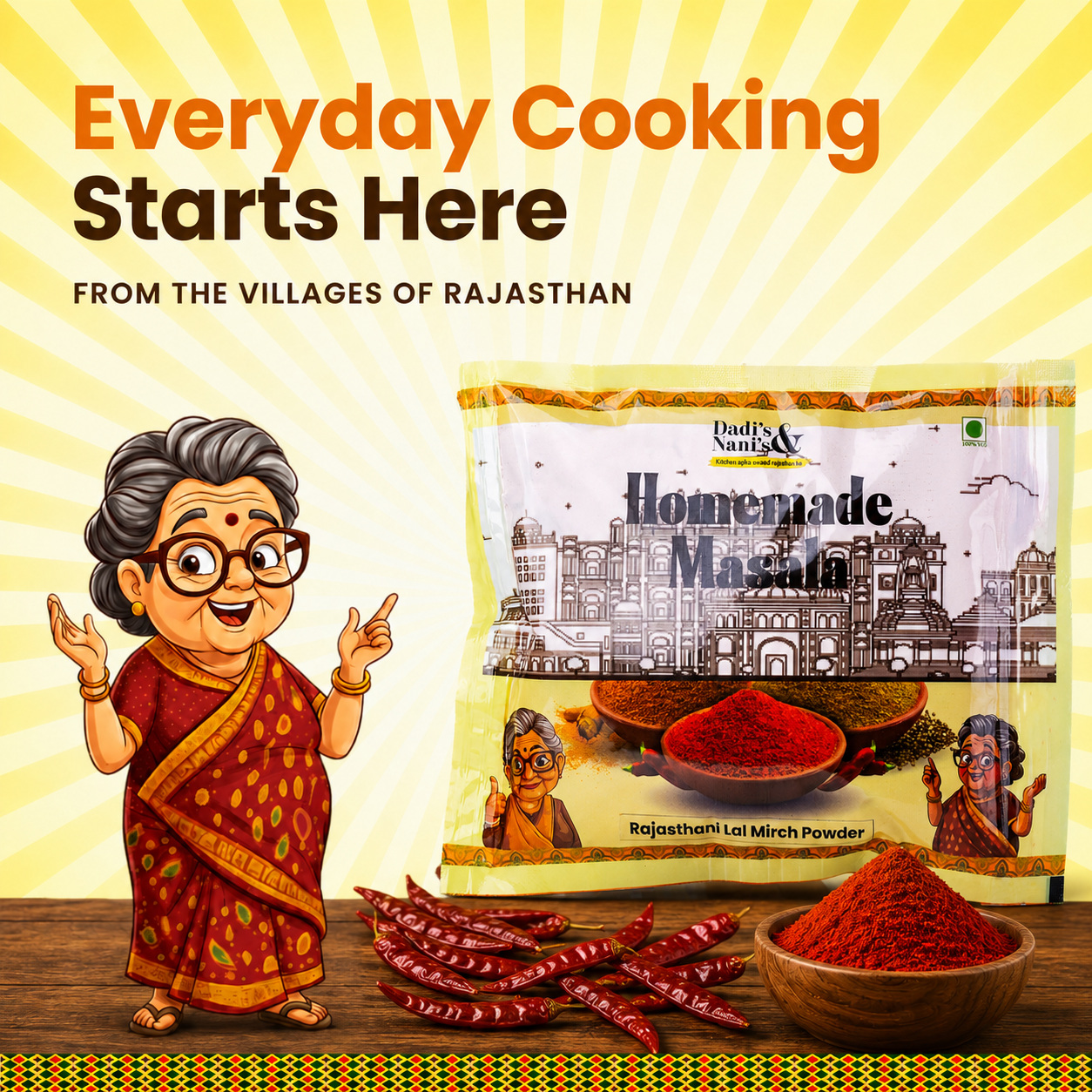Premium Lal Mirch Powder | Red Chilli Powder Made from Quality Red Chillies | Traditional Indian Spice for Everyday Cooking | No Added Colour | 500 g