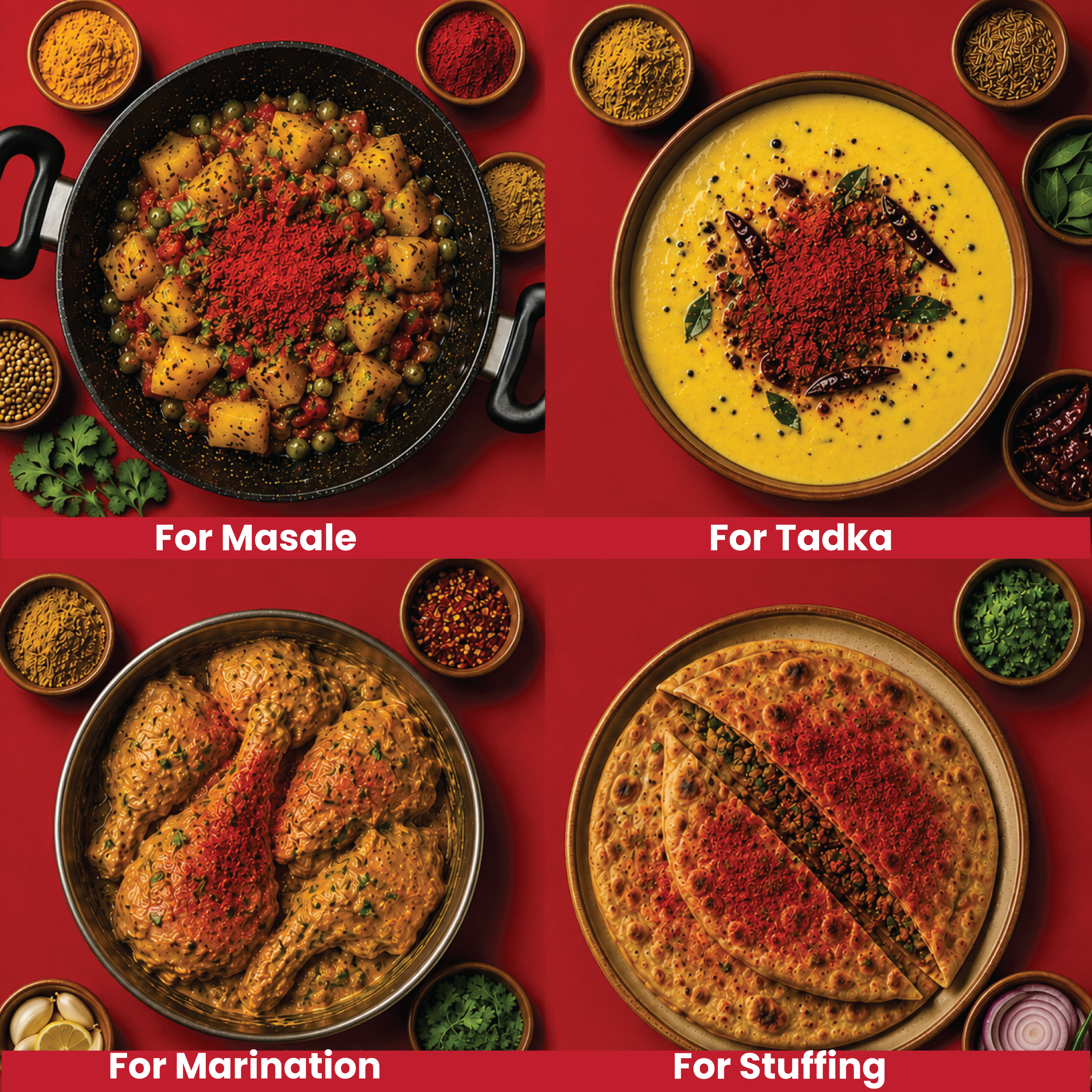 Premium Lal Mirch Powder | Red Chilli Powder Made from Quality Red Chillies | Traditional Indian Spice for Everyday Cooking | No Added Colour | 500 g