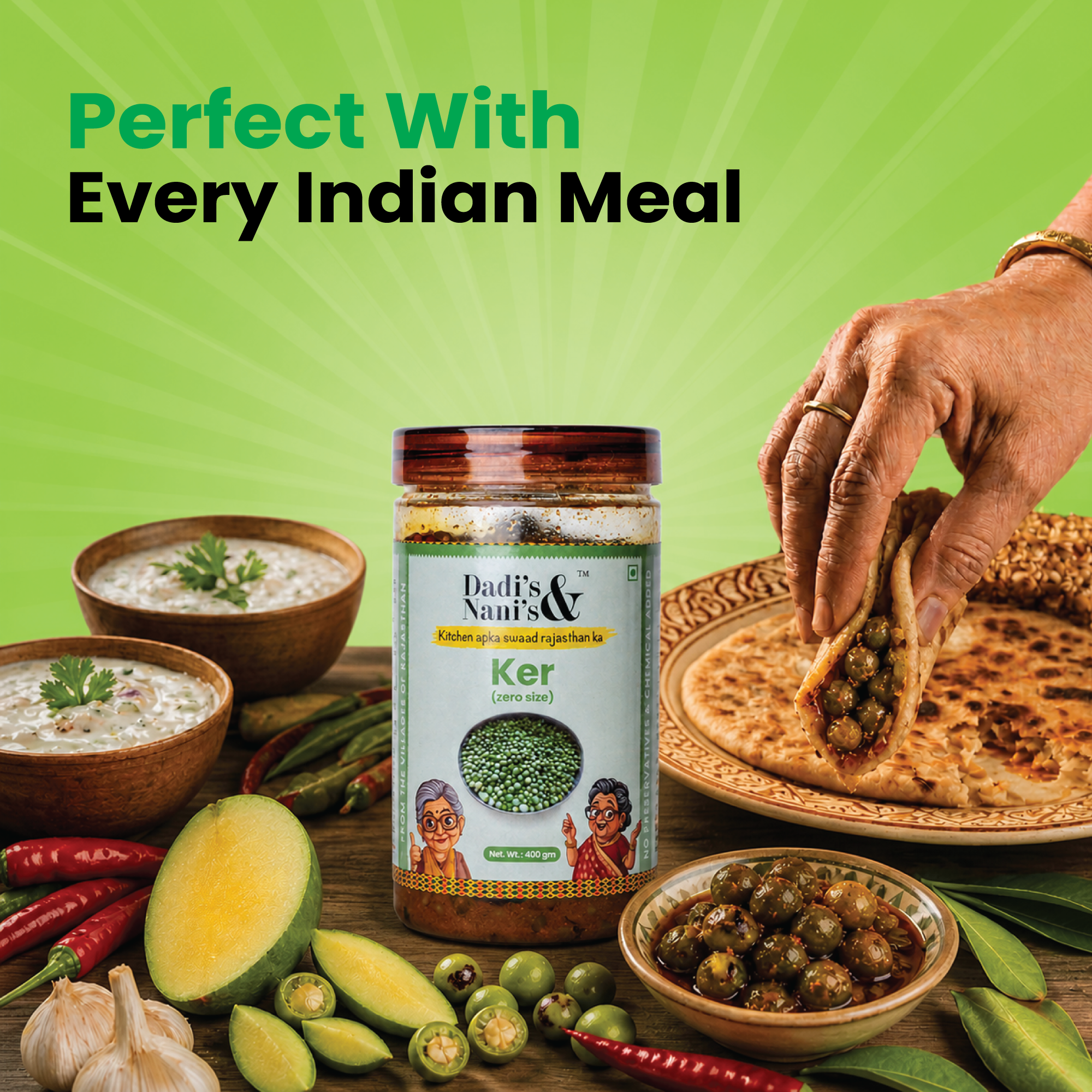 Premium Ker Pickle | Traditional Rajasthani Recipe | Natural Cold Pressed Oil