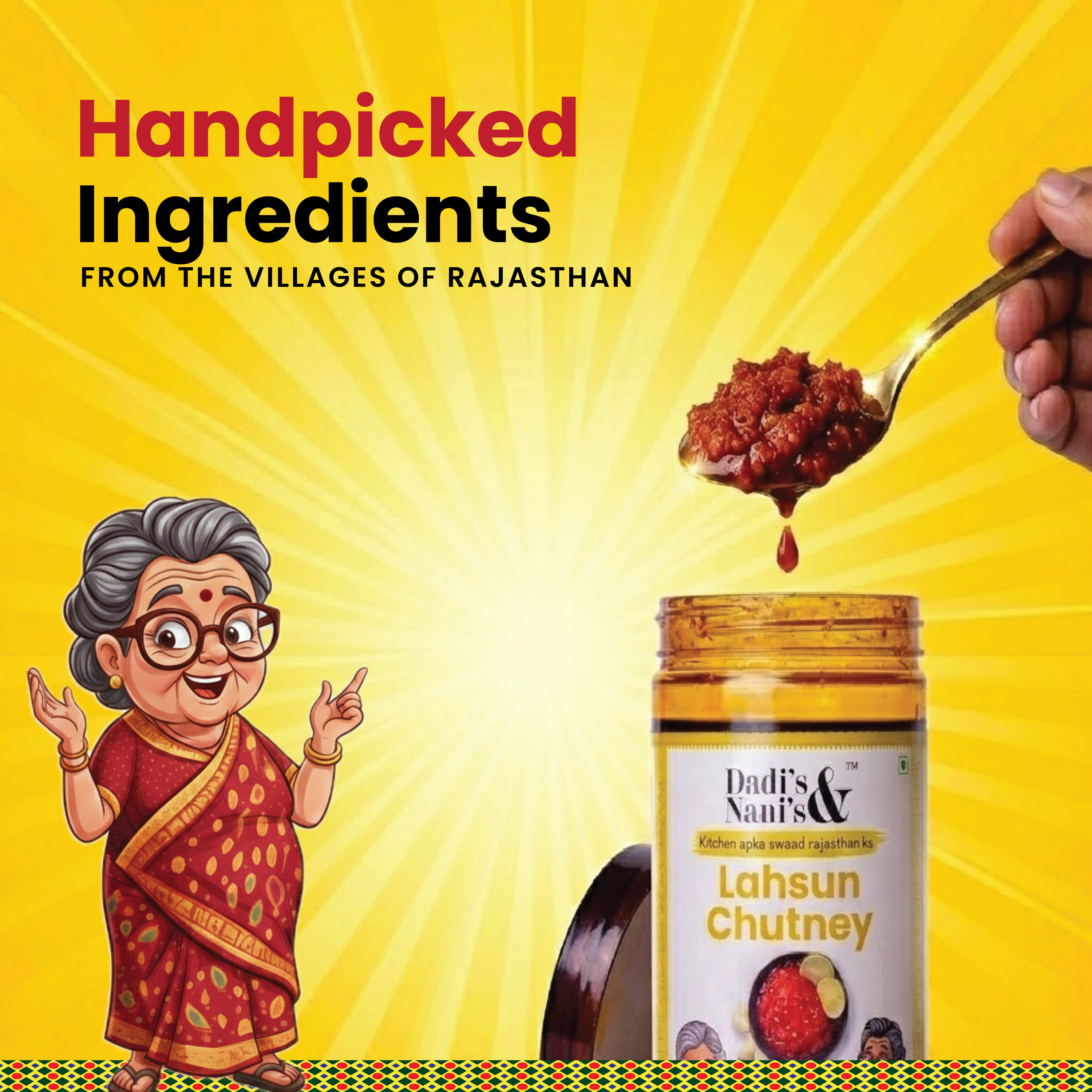 Premium Lahsun Chutney | Traditional Lahsun Chutney in Cold Pressed Oil | 150 g