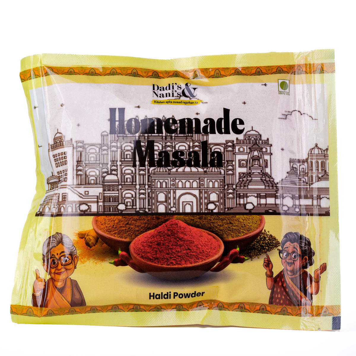 Premium Haldi Powder | Turmeric Powder Made from Selected Turmeric Roots | Traditional Indian Spice for Everyday Cooking | No Added Colour | 500 g