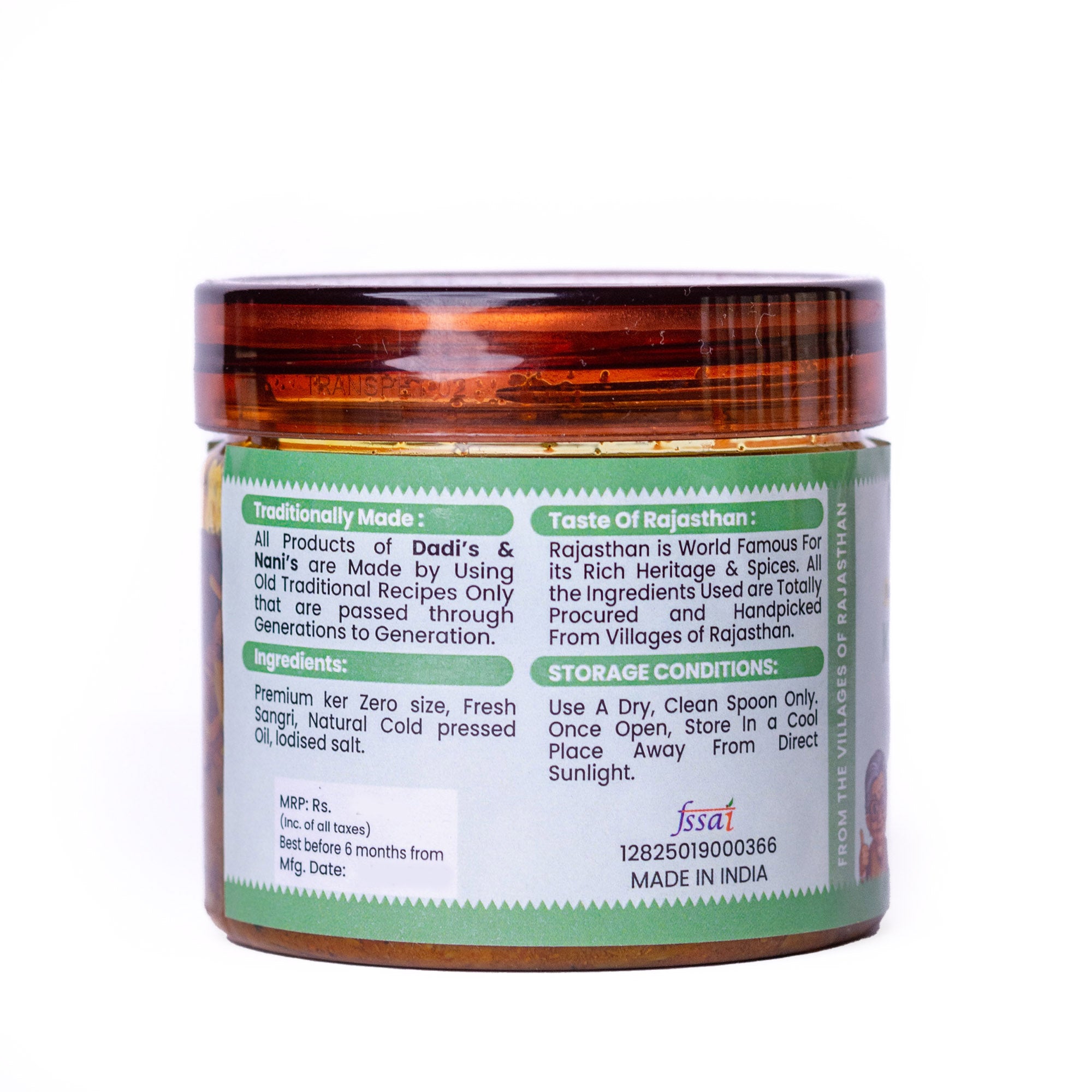 Premium Ker Sangri Pickle | Rajasthani Traditional Mix | Cold Pressed Oil